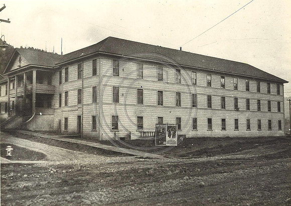 SCOTIA OLM MILL a BUNKHOUSE SITS ON MAIN ST WHERE THE MUSEUM AND HOSPITAL ARE NOW