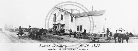 Sunset Creamery built 1900 Loleta, California