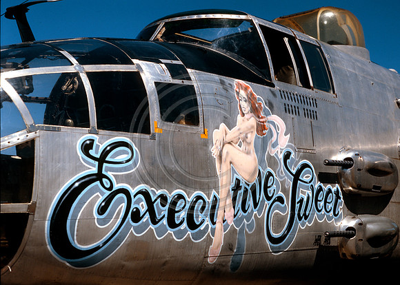 Nose Art Executive Sweet on B-17