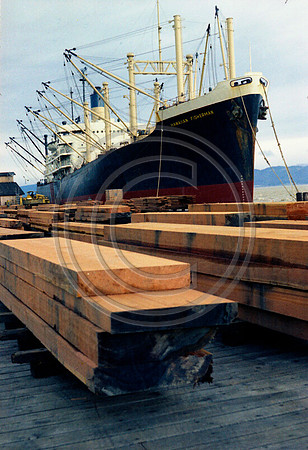 Samoa Loading beams for export