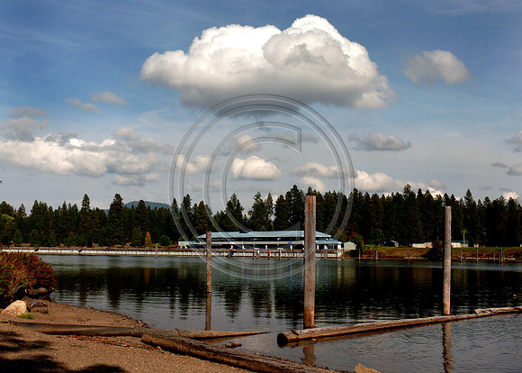 Thunder heads over Lake Coeur d'Alene
