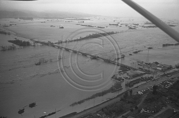 1964 Flood Fernbridge & Ferndale underwater