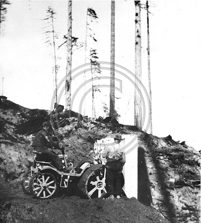 1936 building railroad at Cloney Gulch