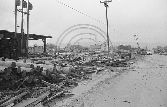 View of destruction