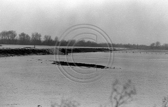 Water over the dike at Fortuna