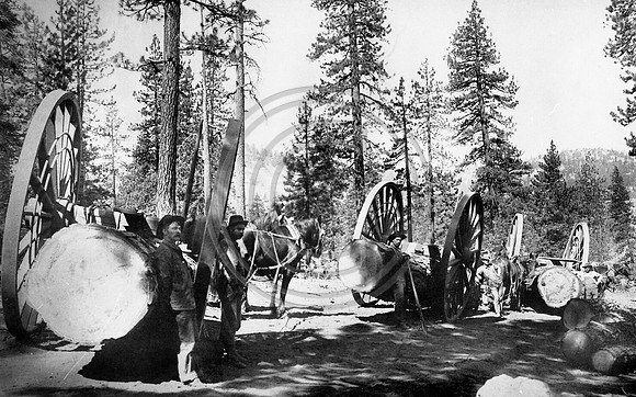 Posing near High wheels in the Sierras