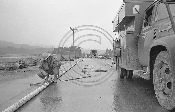 PG&E at work near Rio Dell