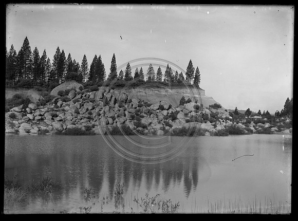 Lake and trestle