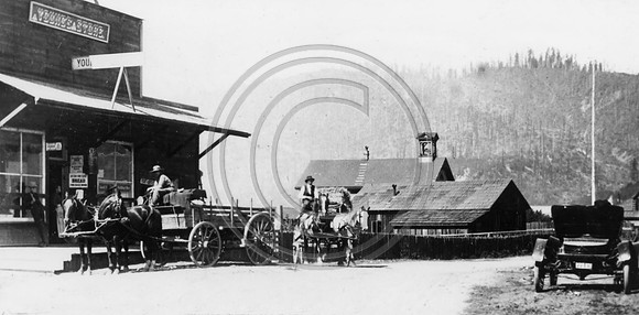 PEPPERWOOD YOUNGS STORE 1911 panoramic print