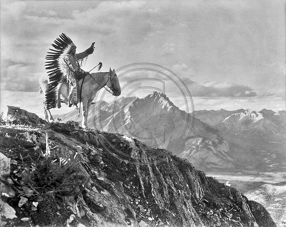 Indian Chief on horse