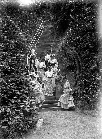 Ladies at canyon park Metropolitan owned by Parker McIntyre 1895 to 1905