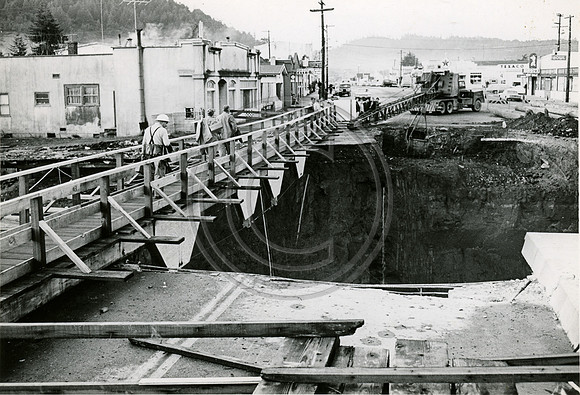 1964 Flood Rio Dell Scotia bridge