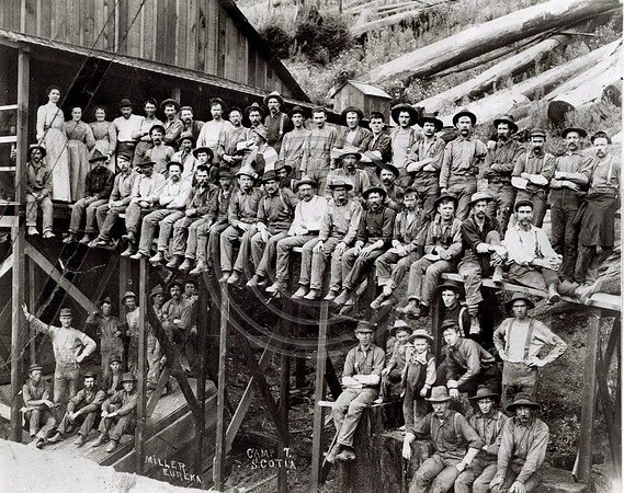 MILL WORKERS at Camp 7 Scotia Ca.