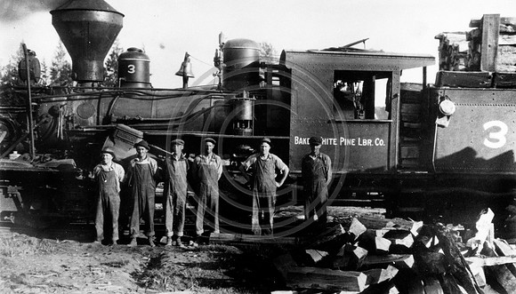 Climax Train from Baker White Pine LBR Company