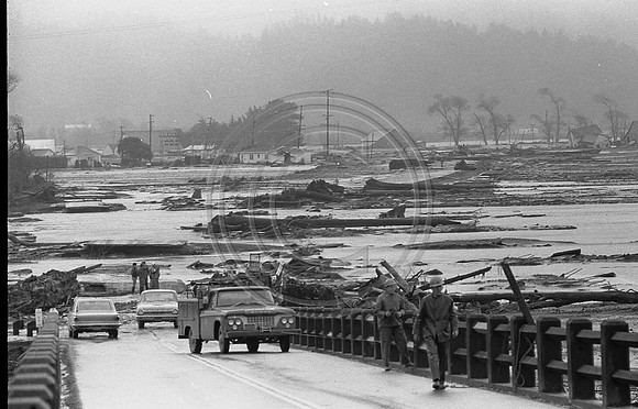 1964 Flood #322 Fernbridge Ferndale side