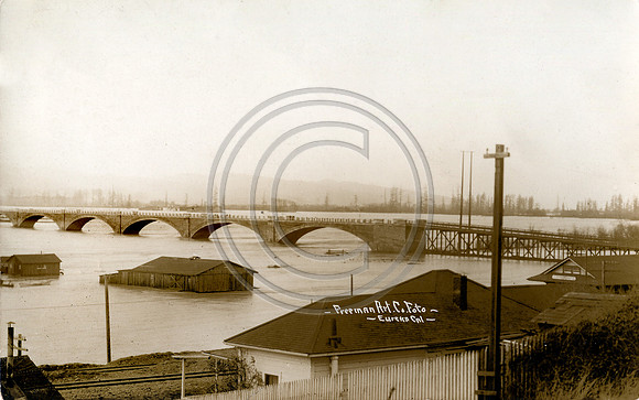 Fernbridge along the Eel River, It's first Test
