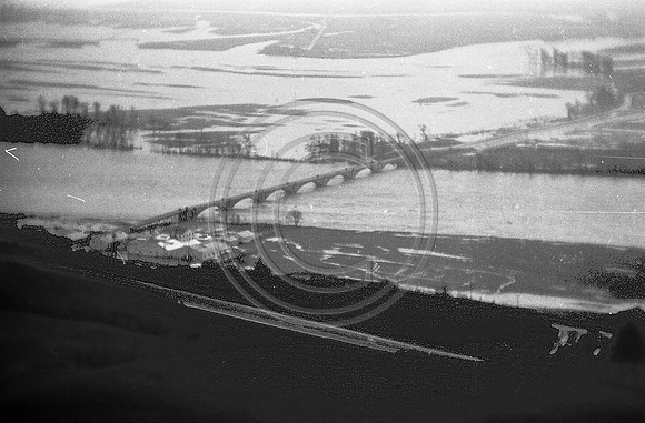 1964 Flood Fernbridge and Ferndale aerial