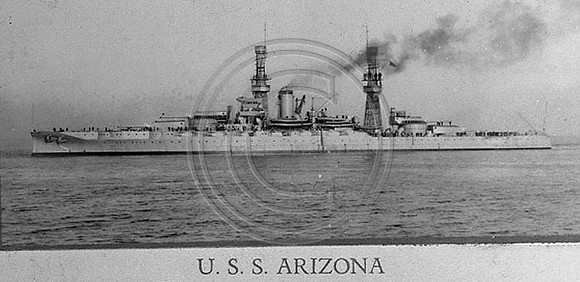 U.S.S Arizona circa 1920's