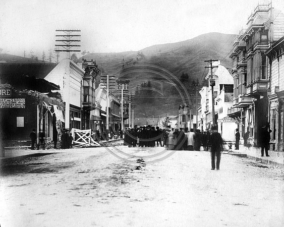 main street Ferndale Eartquake of 1906