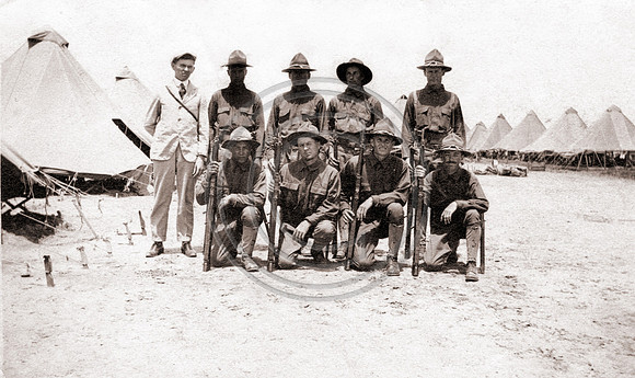 World War one infintry soldiers at Camp Kearney