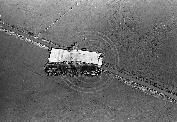 Another destroyed barn in the path of the Eel