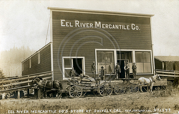 Shively-Eel River Mercantile Co. Store September 10,1911
