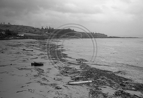 Eel River looking toward Fortuna, California 1964 Flood