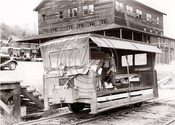 Speeder at Freshwater Camp 1930s