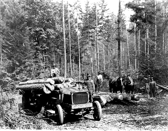 Early Logging Truck