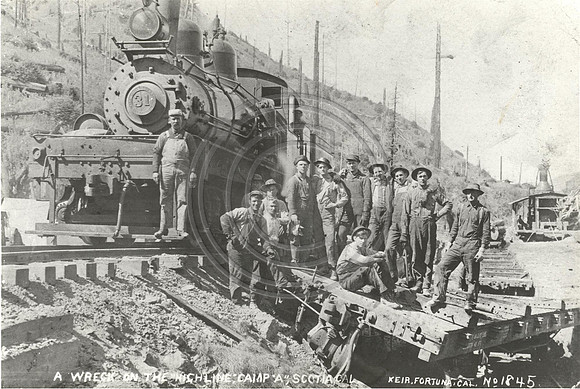 Train Wreck at Highline Camp Scotia
